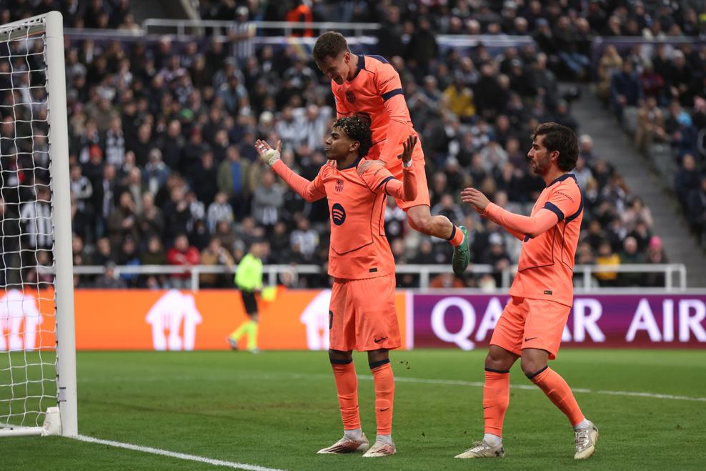 تحليل فرص تأهل برشلونة أمام نيوكاسل أبطال أوروبا 